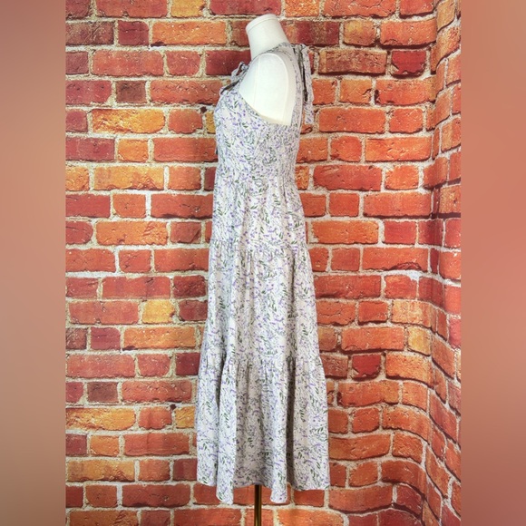 Chelsea28 Lavender Floral Sleeveless Maxi Dress Size Small‎ Flowy NEW - Picture 2 of 16